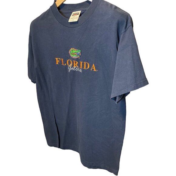 Florida Gators Navy Blue Embroidered Crewneck T Shirt Sz L - Picture 3 of 8